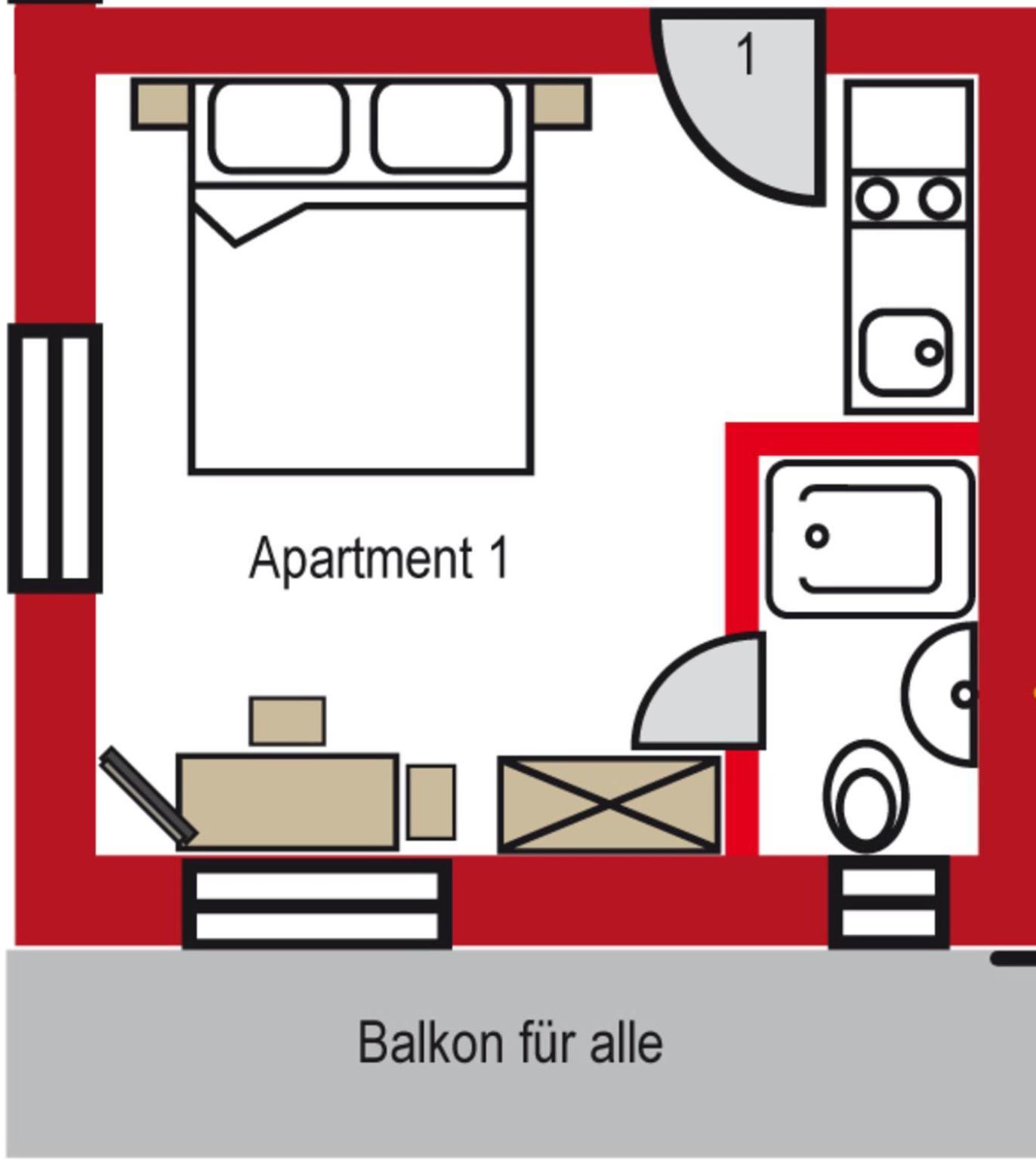 App 1 - Farbennest Mit Fruehstueck Teekueche, Sommerbergbahnen Inkl Tannheim Exterior photo